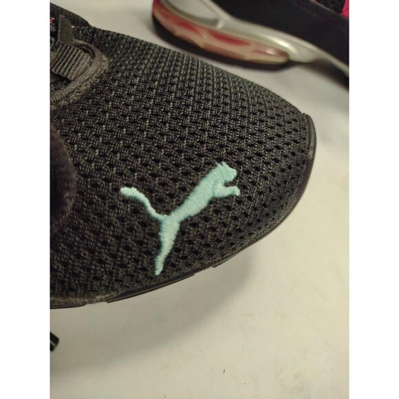 Puma Ladies size 7 Riaze Prowl Pop Running Black Sneakers Athletic Shoes - Picture 9 of 12